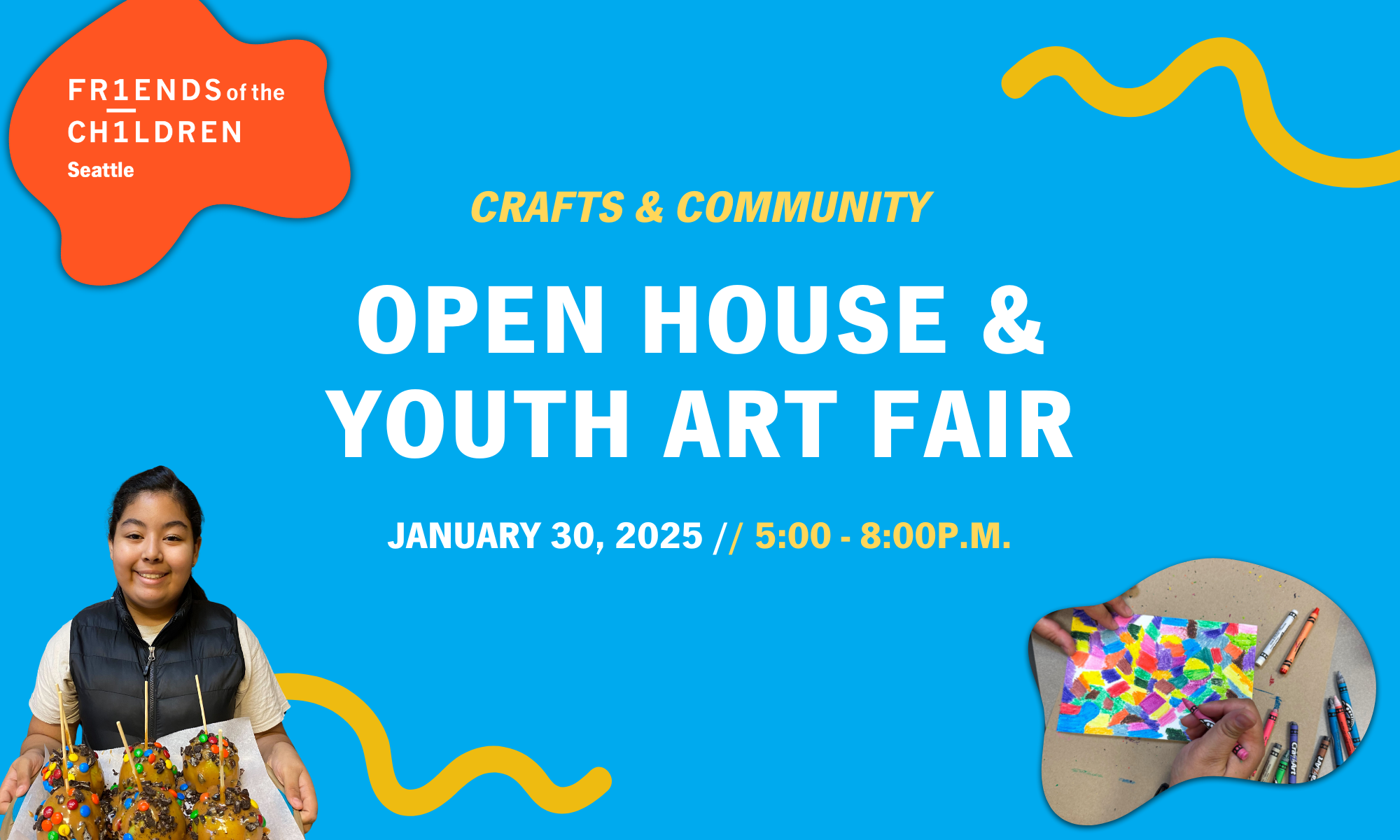 Friends-Seattle Open House & Youth Art Fair background image