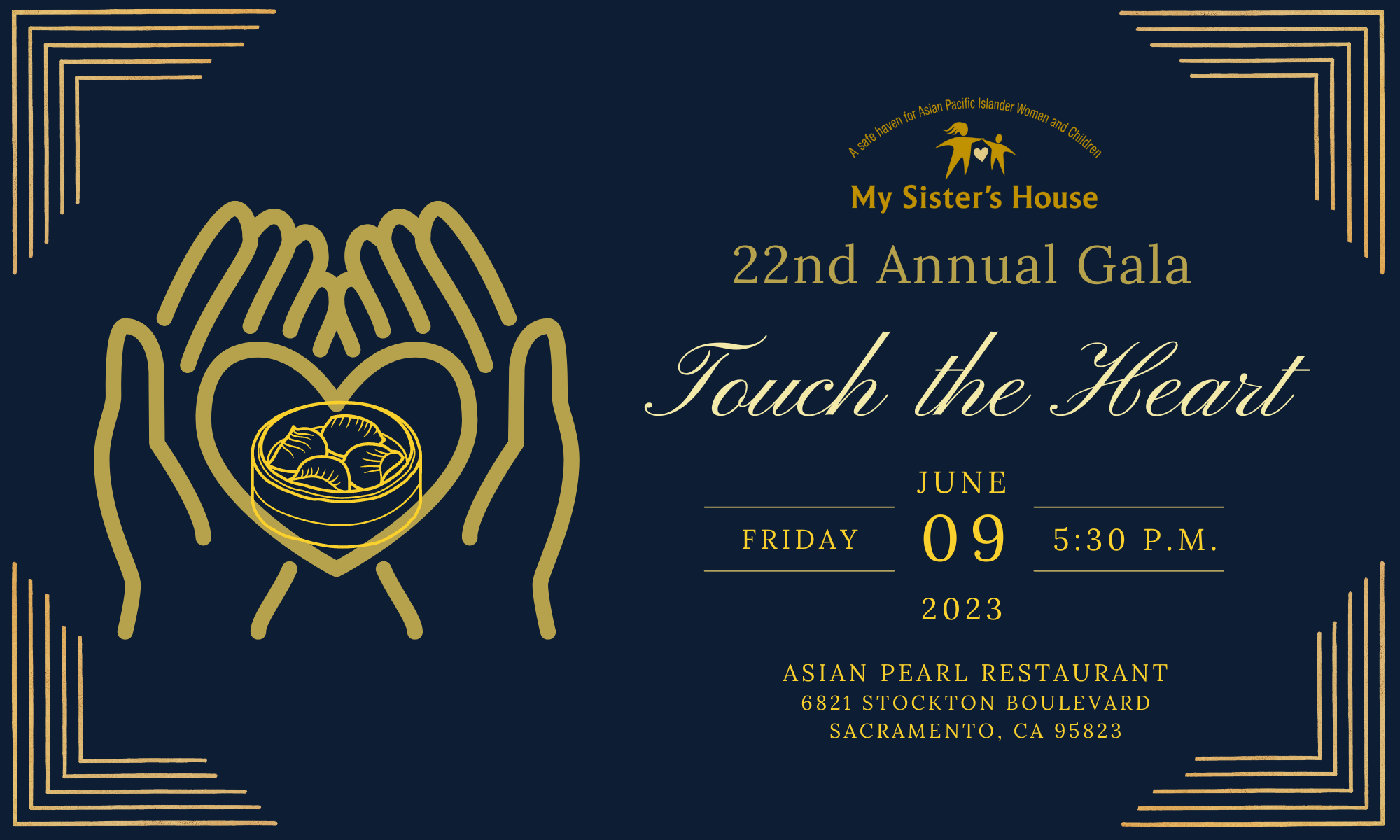 Touch the Heart: My Sister's House 22nd Annual Gala background image