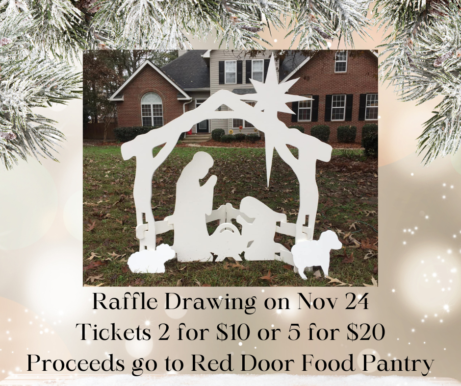 Morgan's Nativity Raffle to Support Red Door Food Pantry by Mardi Gras 2024