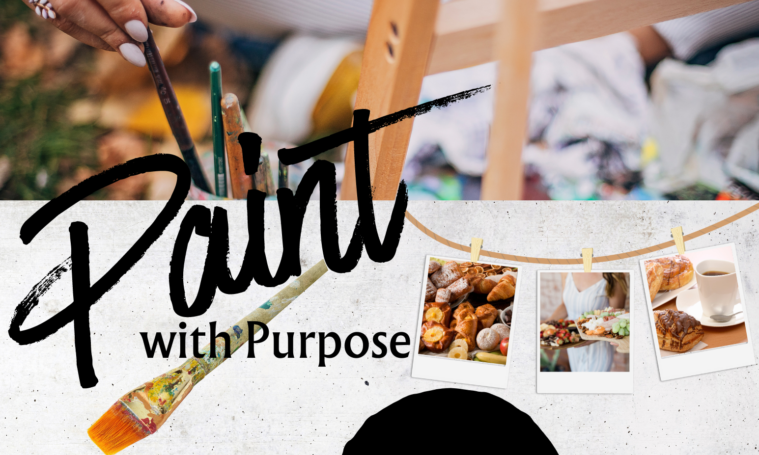 SWAN Stars 1st Annual Fundraiser - Paint with Purpose background image