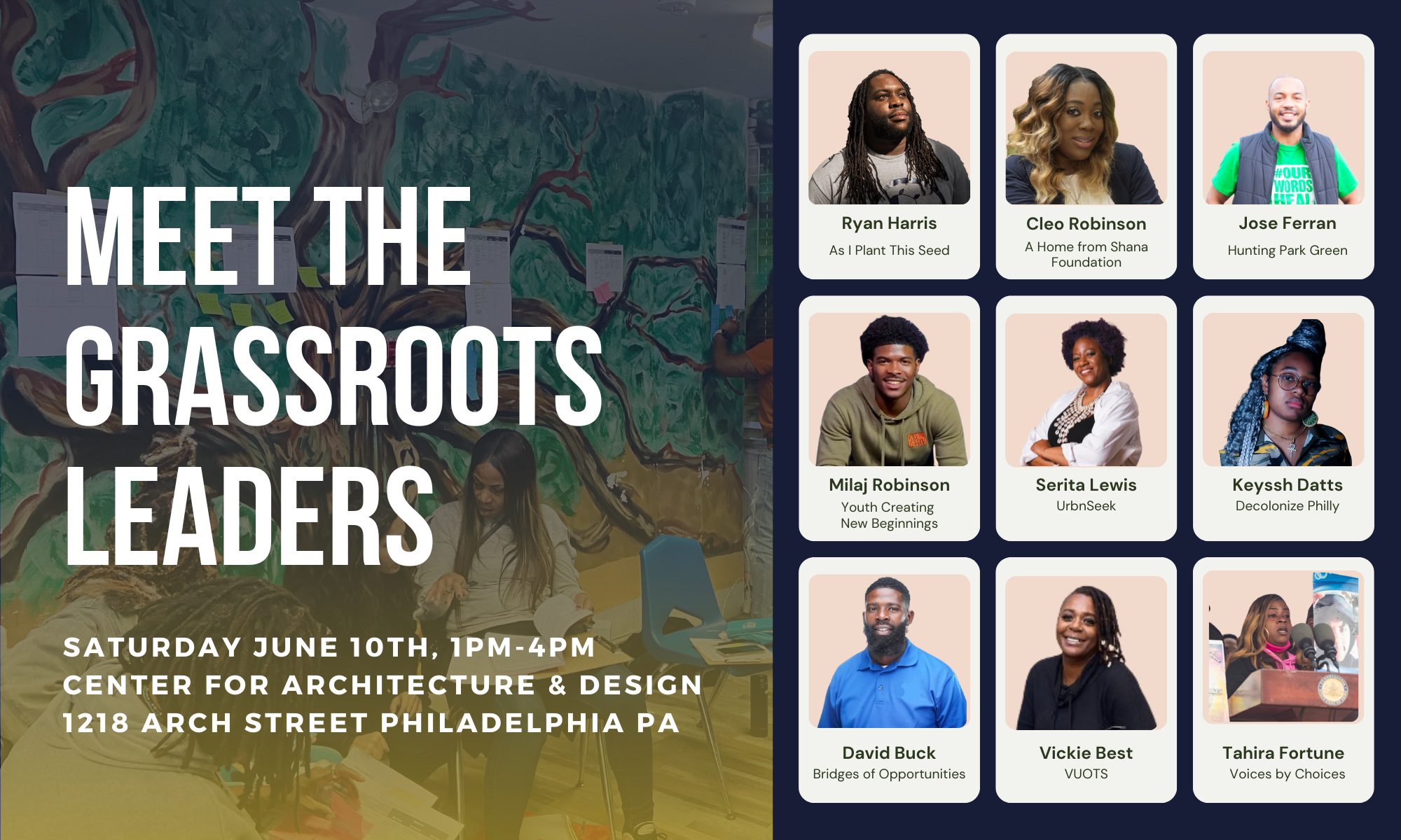 Beautiful Things Happen in Philly: Celebrating Philly's Grassroots Leaders background image