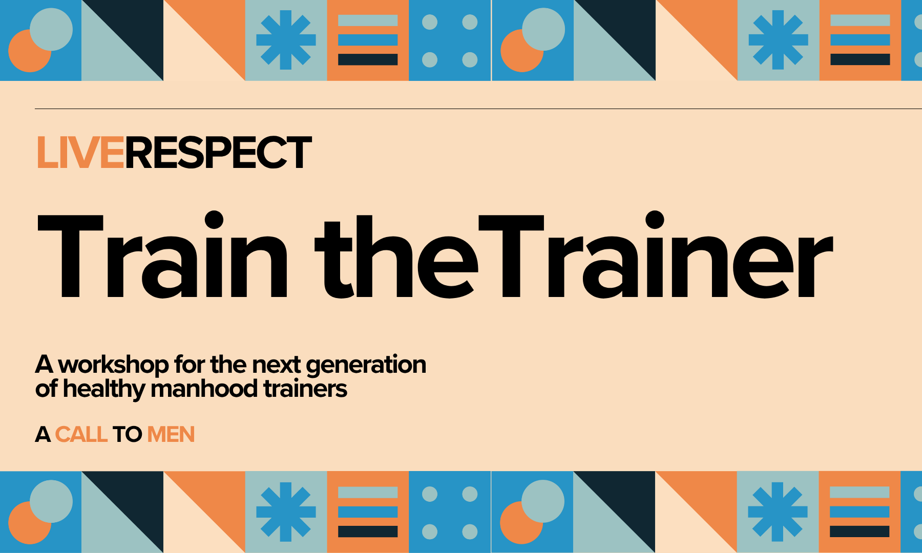 Live Respect Curriculum: Train-the-Trainer — November 17 - 18, 2026  background image