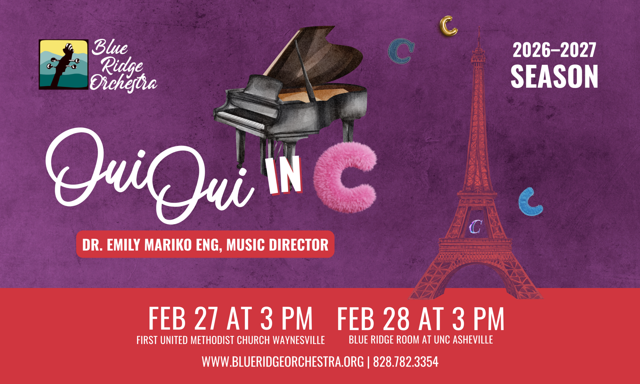 Saturday, February 27th, 2027 – Oui Oui in C background image