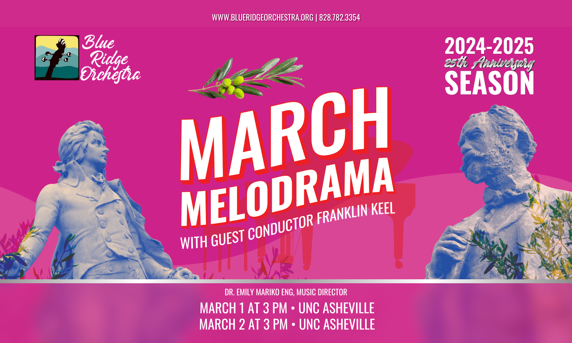 Saturday, March 1st: March Melodrama background image