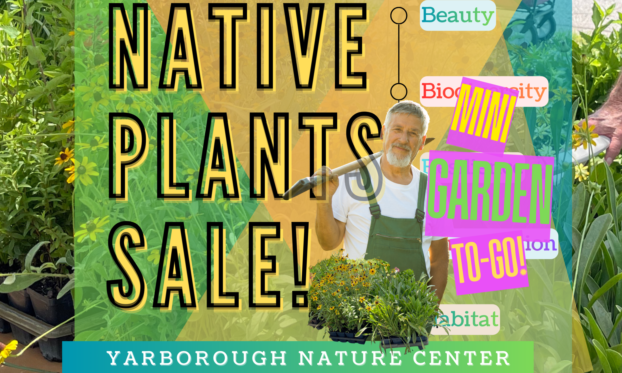 2026 Grow Your Own Native Plant Paradise with Our Mini Garden To-Go! background image