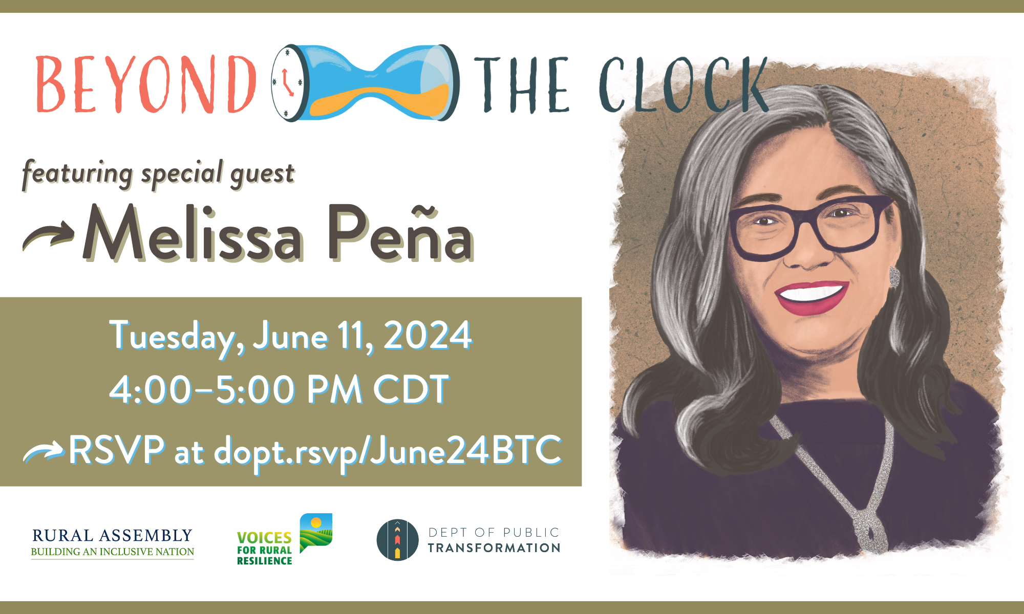 June Beyond the Clock with Melissa Peña background image