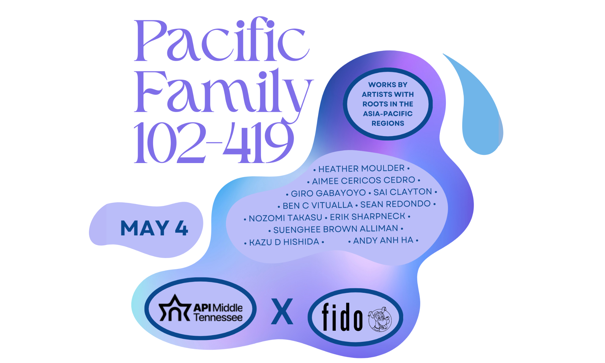 Pacific Family 102-419 Gallery Reception at Fido background image