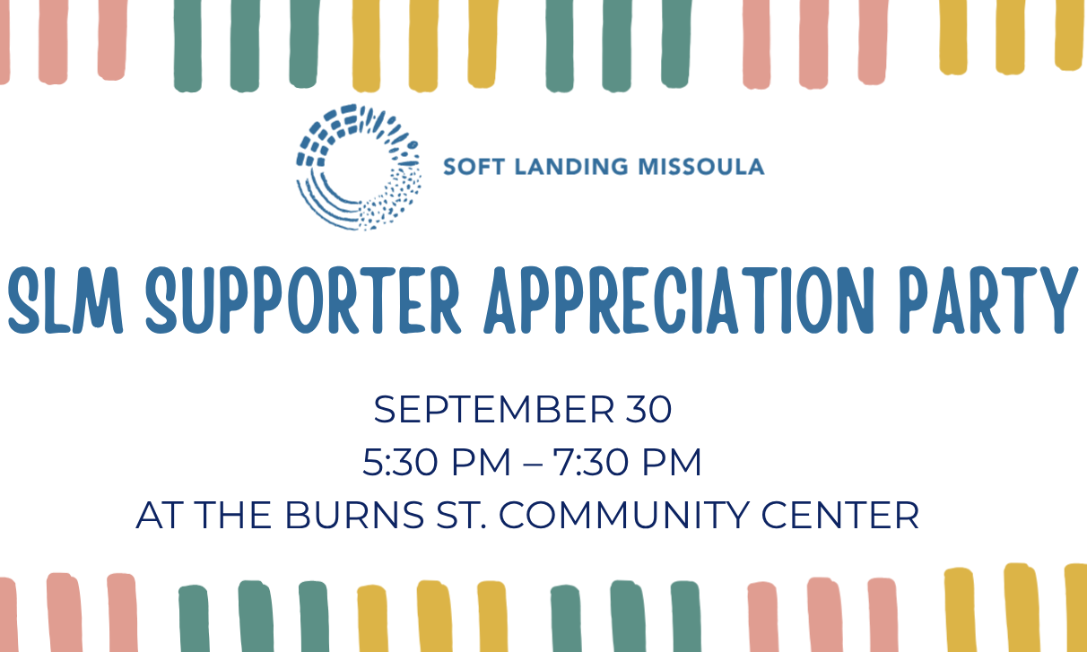 Soft Landing Missoula's 2026 Supporter Appreciation Party background image