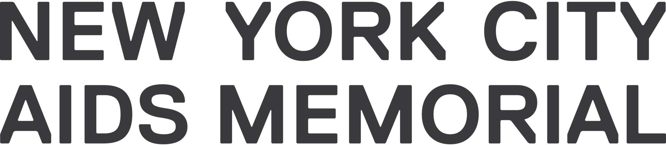 New York City AIDS Memorial logo