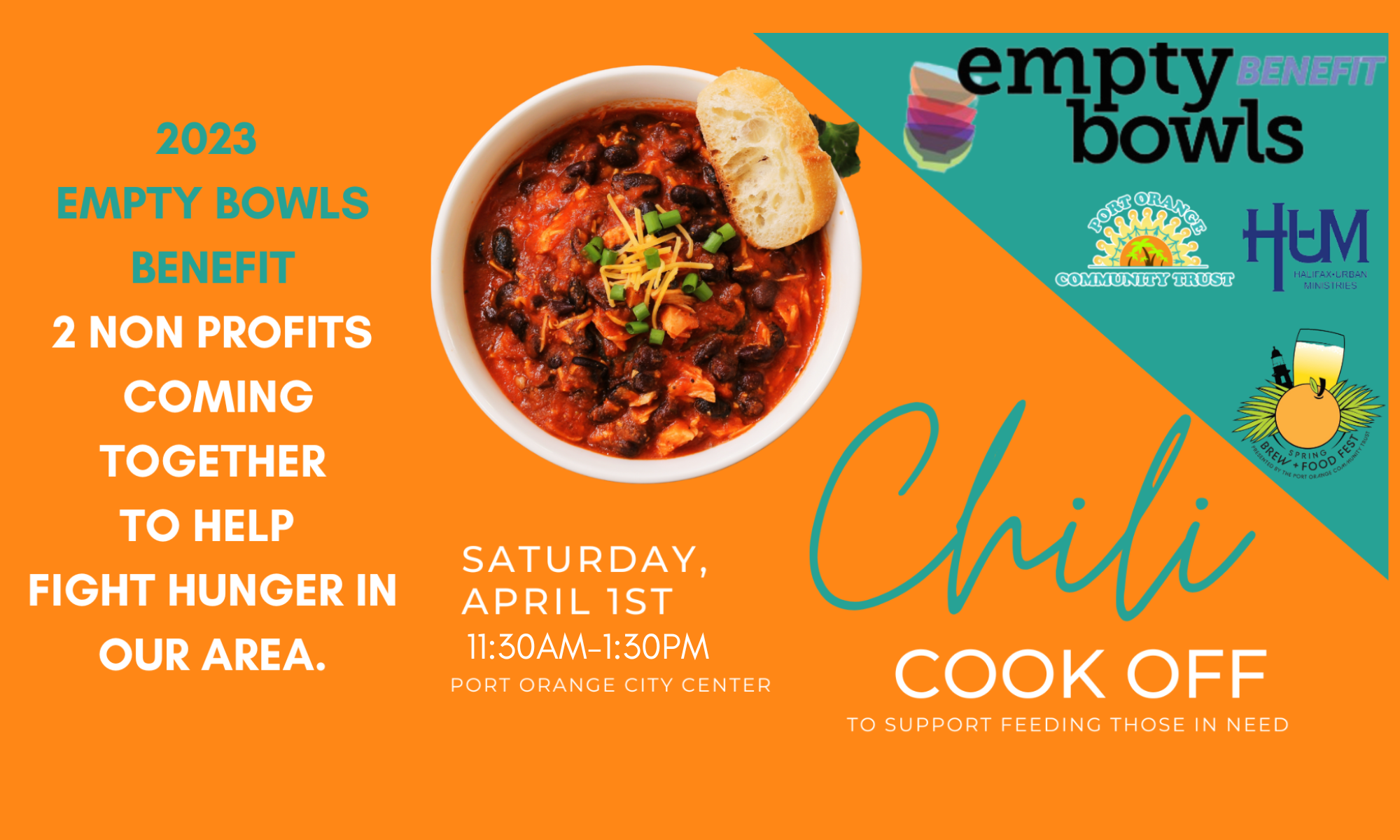 2nd Annual Chili Cook-off to benefit Empty Bowls background image