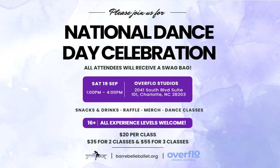 National Dance Day Celebration  background image