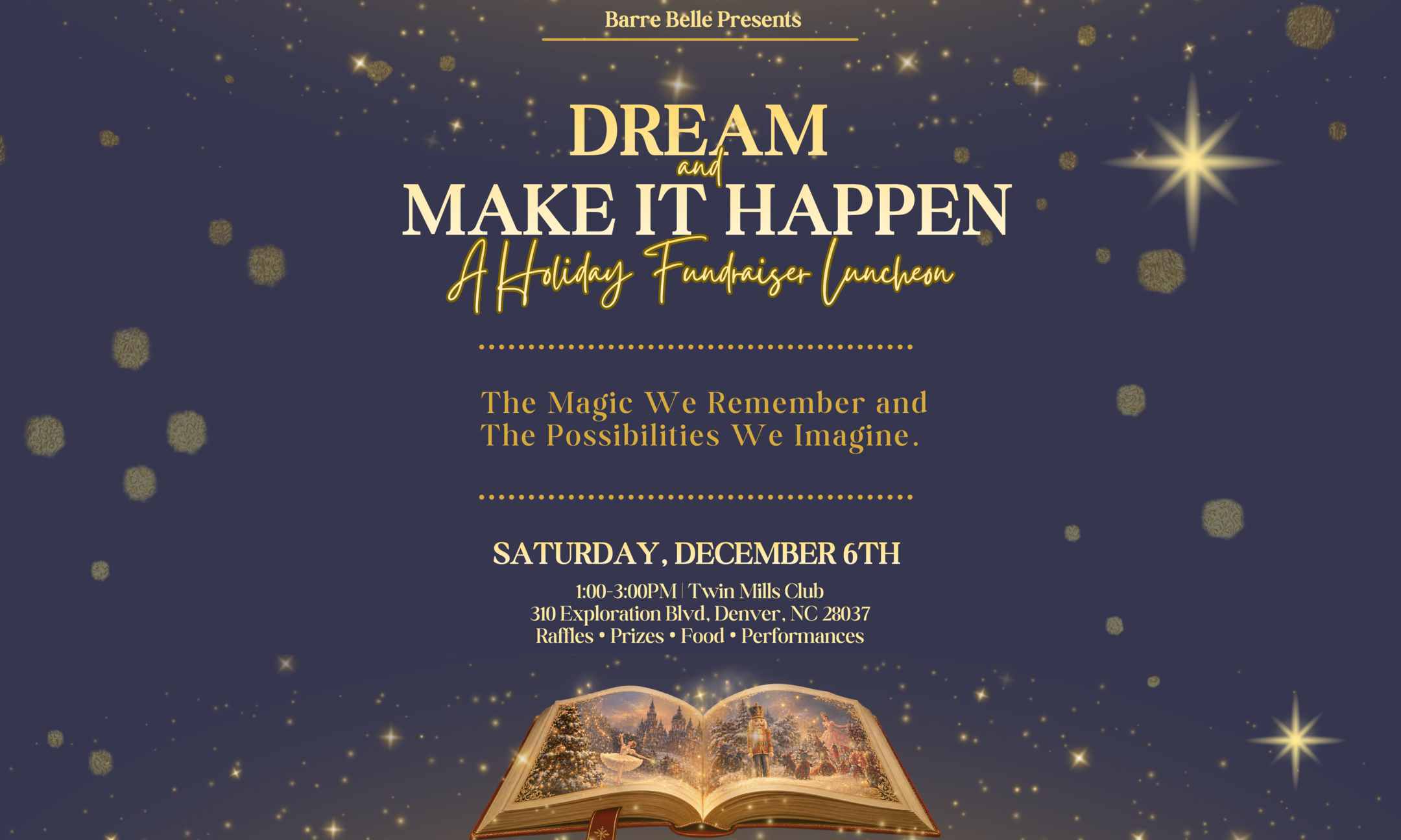 Dream and Make It Happen Holiday Luncheon  background image