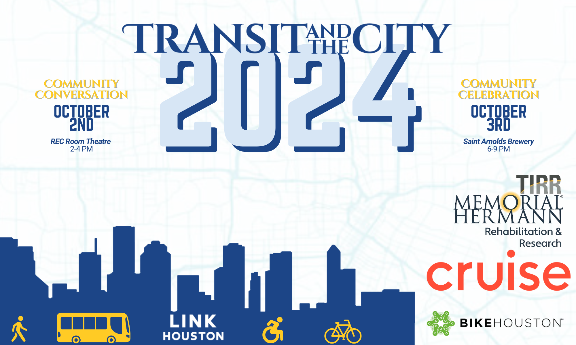 Transit and the City Community Celebration  background image