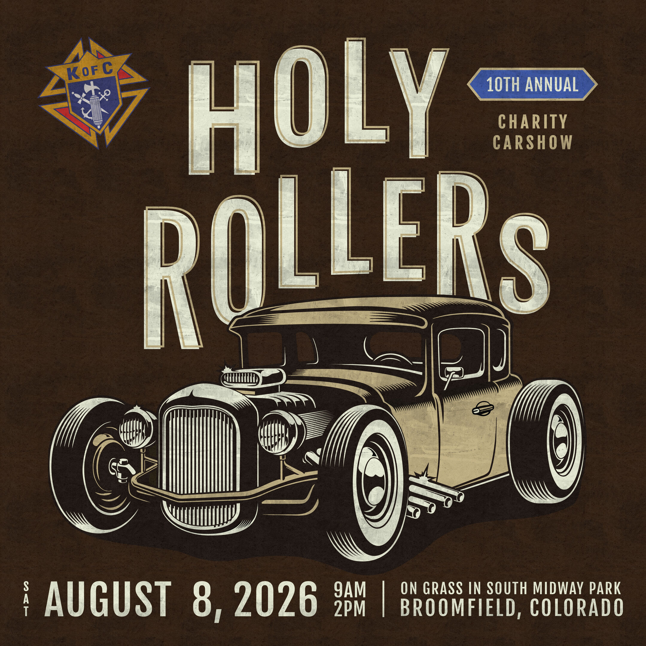 Holy Rollers Car Show to benefit the Society of St. Vincent de Paul logo