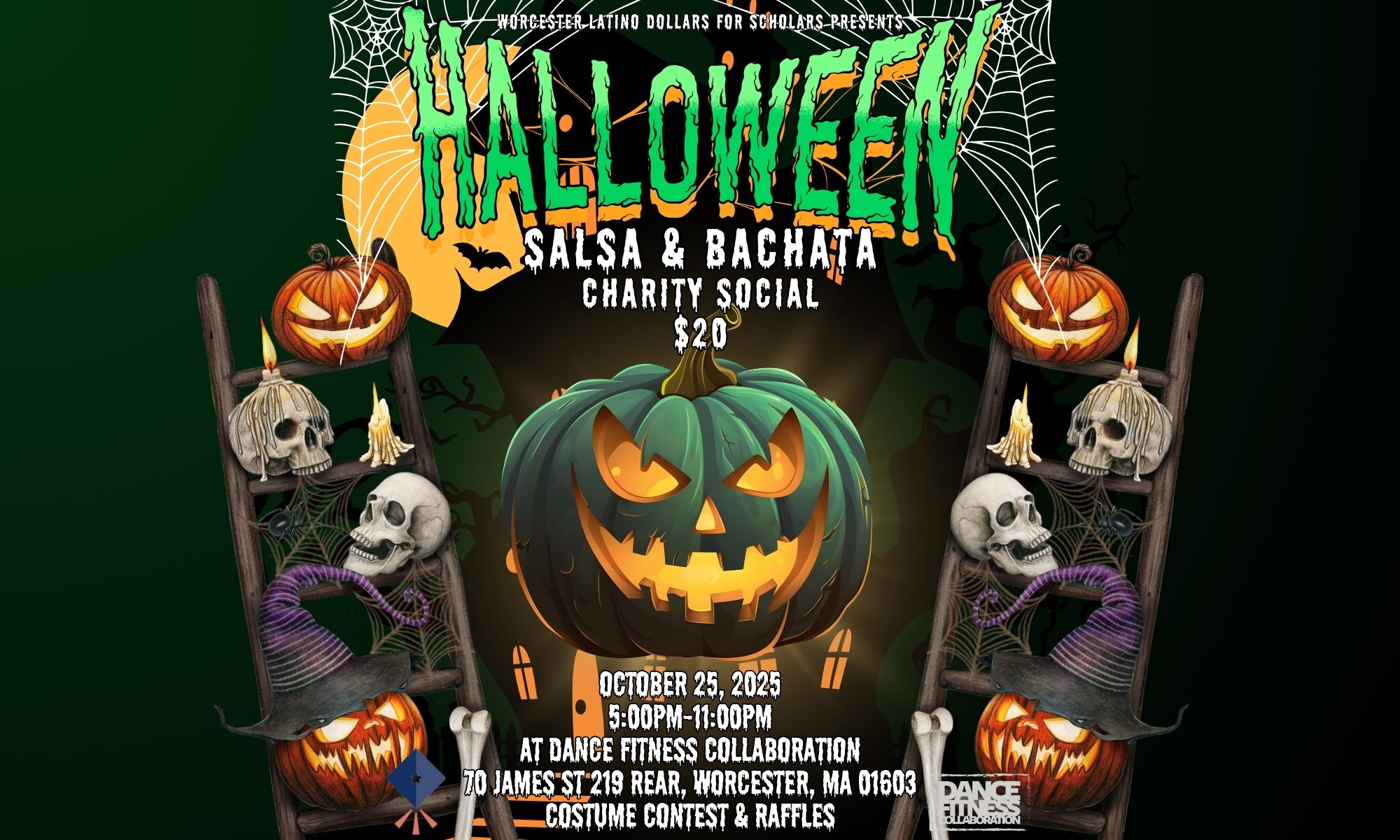 WLDS Halloween Salsa & Bachata Charity Social background image