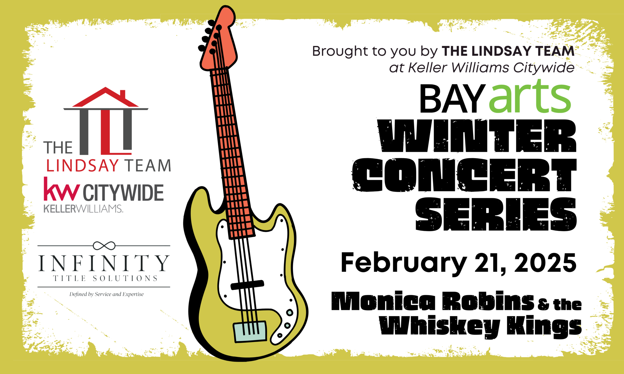 BAYarts Winter Concert: Monica Robins and the Whiskey Kings background image