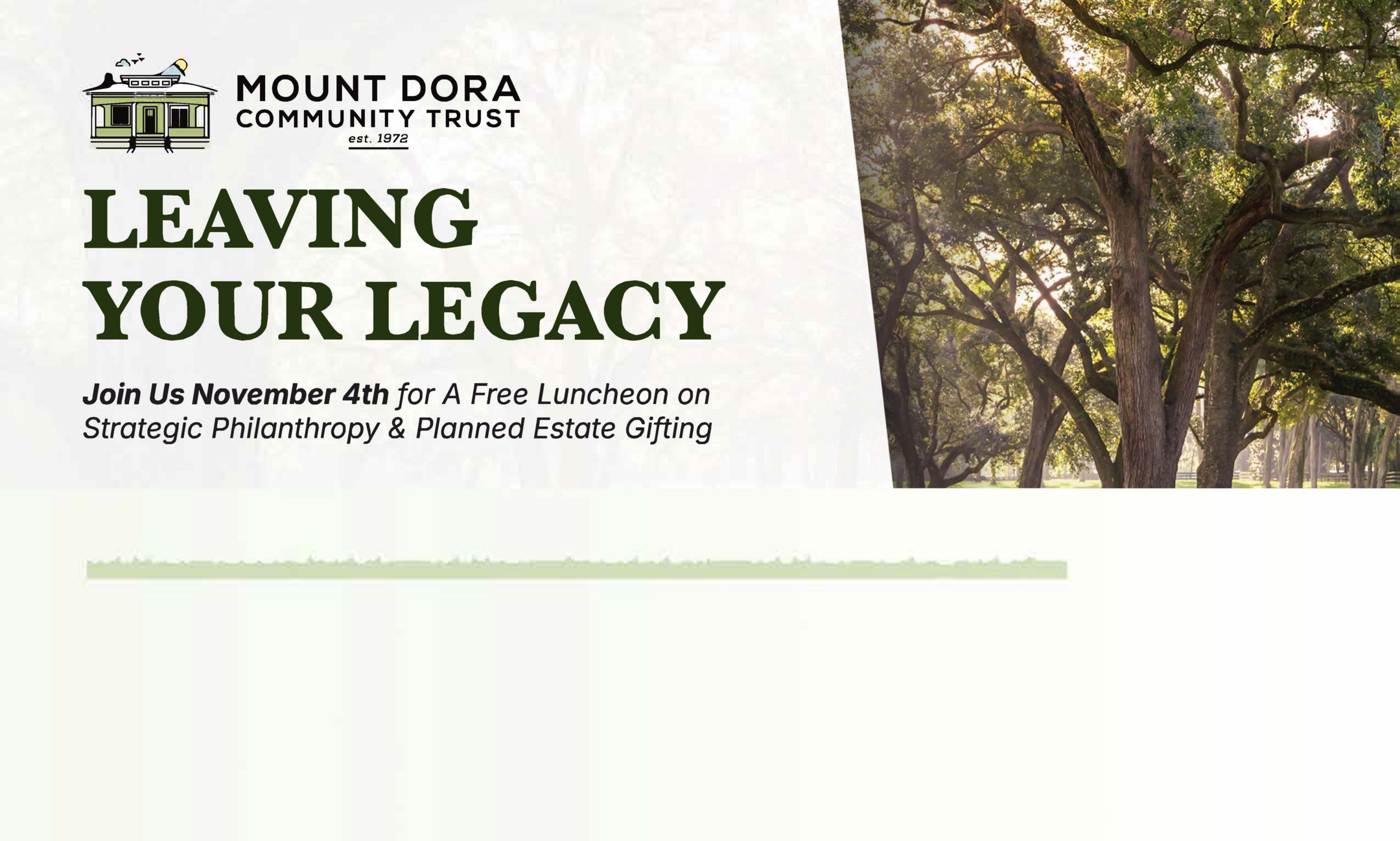 Luncheon - Strategic Philanthropy: MDCT w/ FNB Trust & Investments  background image