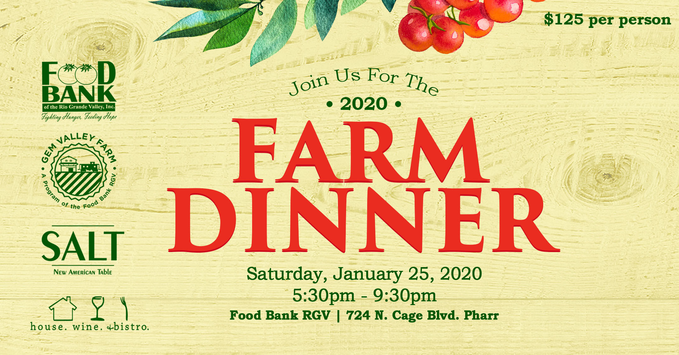 Farm Dinner 2020 by Food Bank RGV