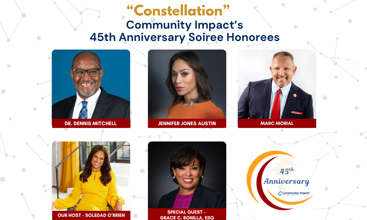 Community Impact 45th Anniversary Soiree background image