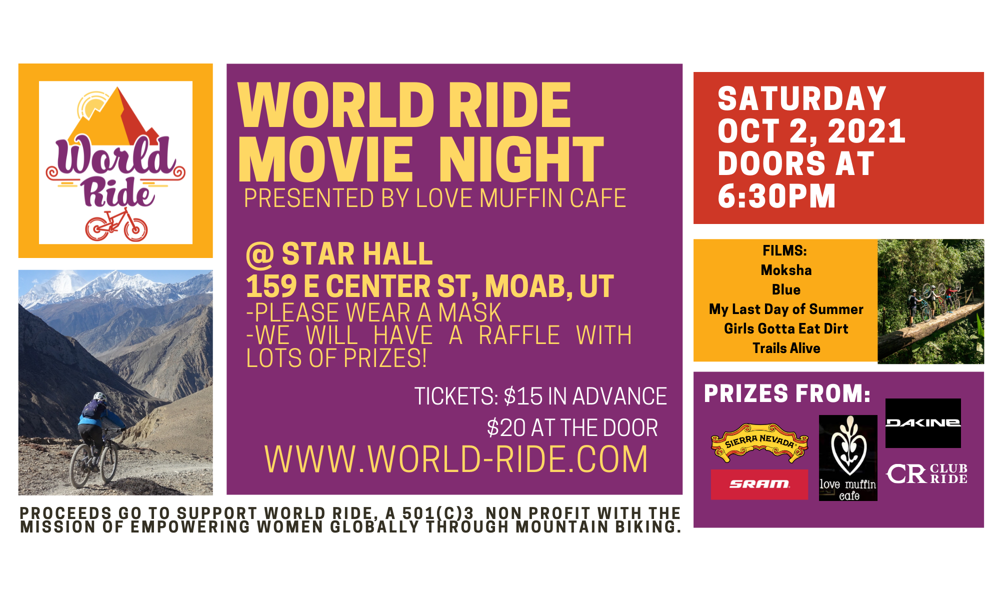 World Ride Movie Night Moab by World Ride