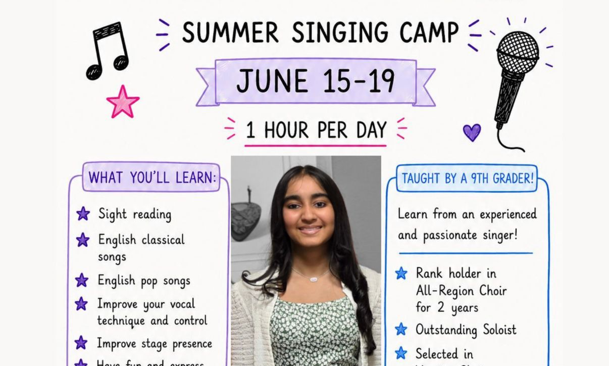 Sing into your Summer - Singing Camp 2026 background image