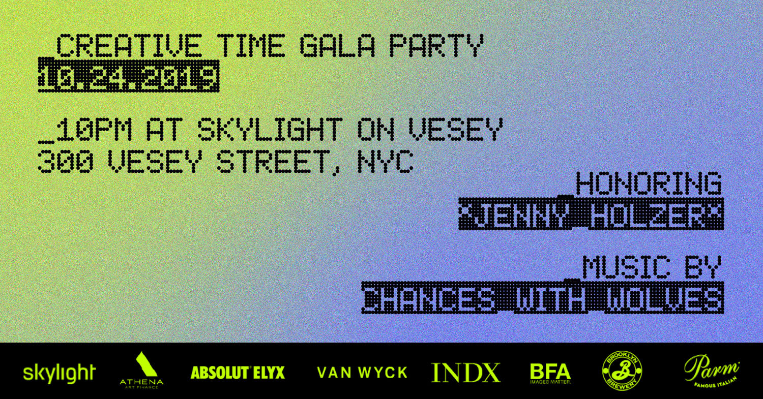 Creative Time Party 2019 background image