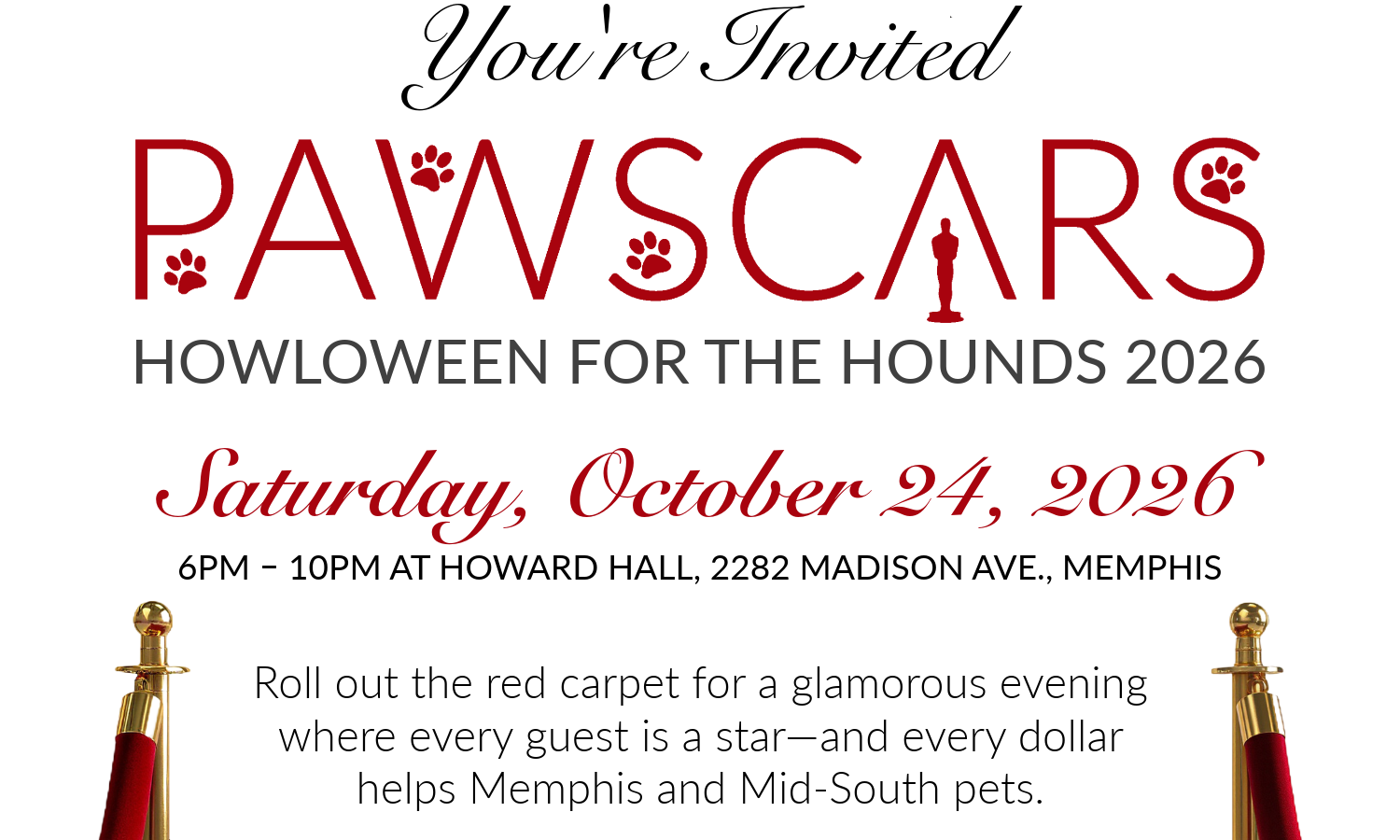 Howloween for the Hounds 2026 background image