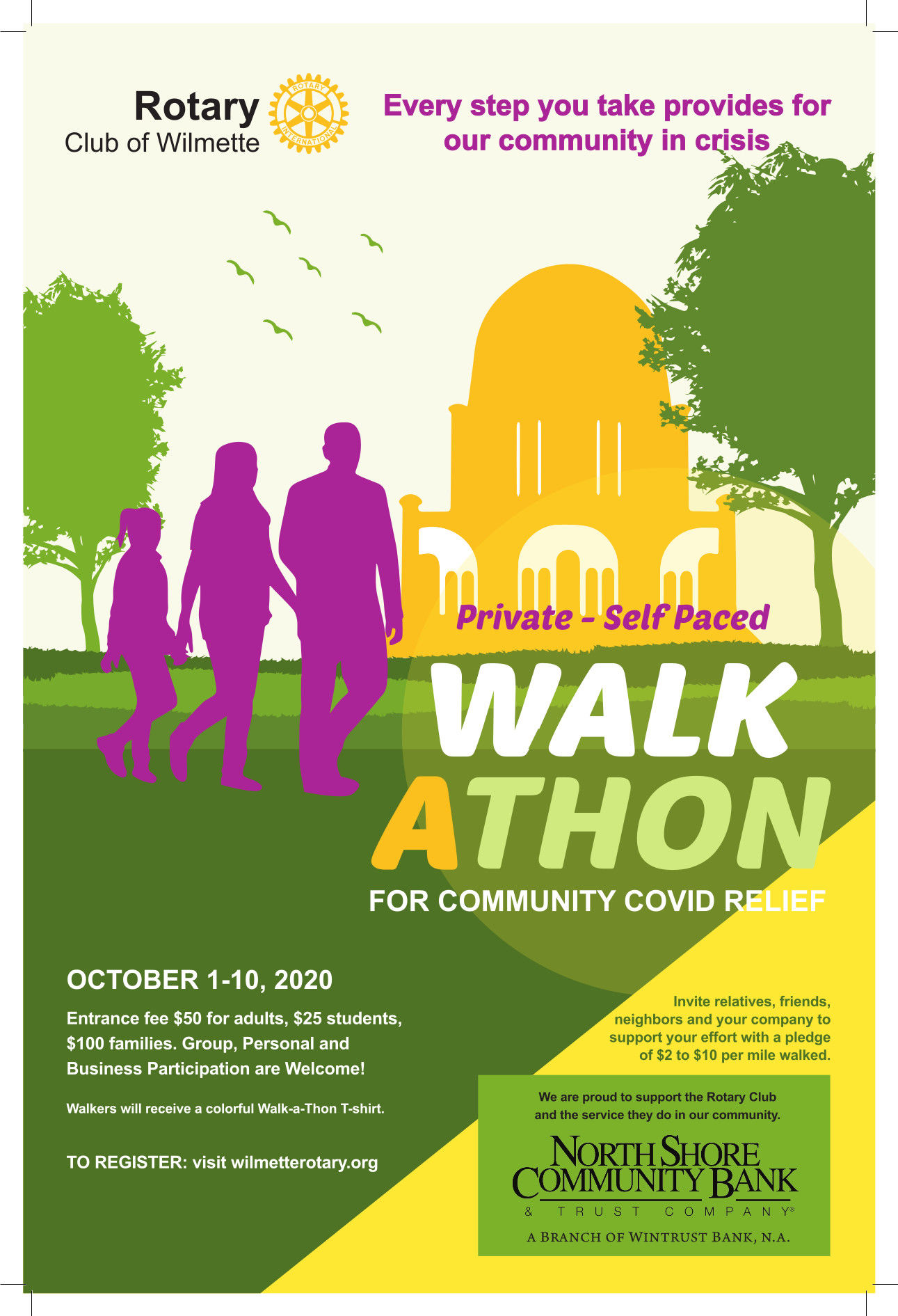 Walk for COVID Relief background image