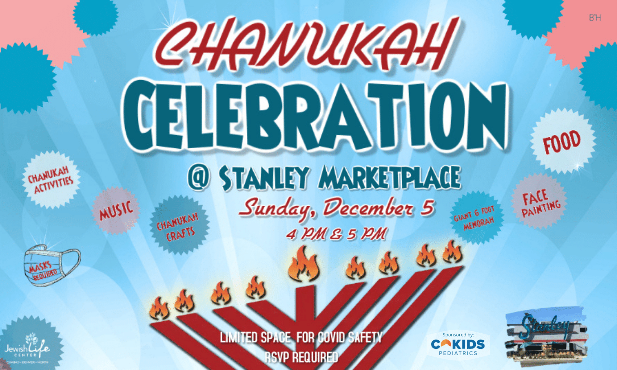Chanukah Celebration at Stanley Marketplace background image