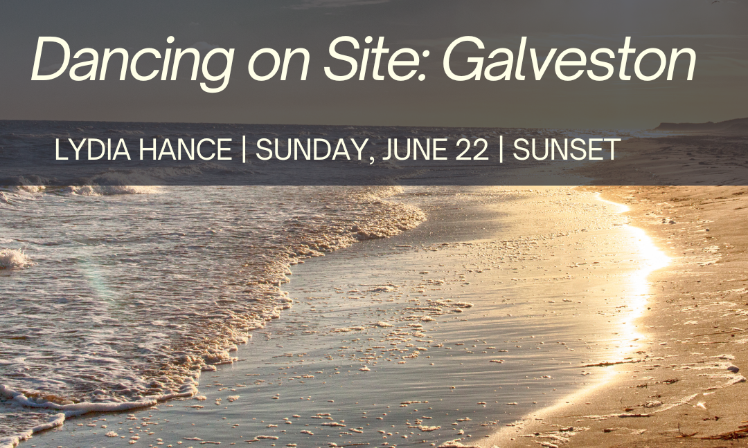Dancing on Site: Galveston (Workshop with Lydia Hance) background image