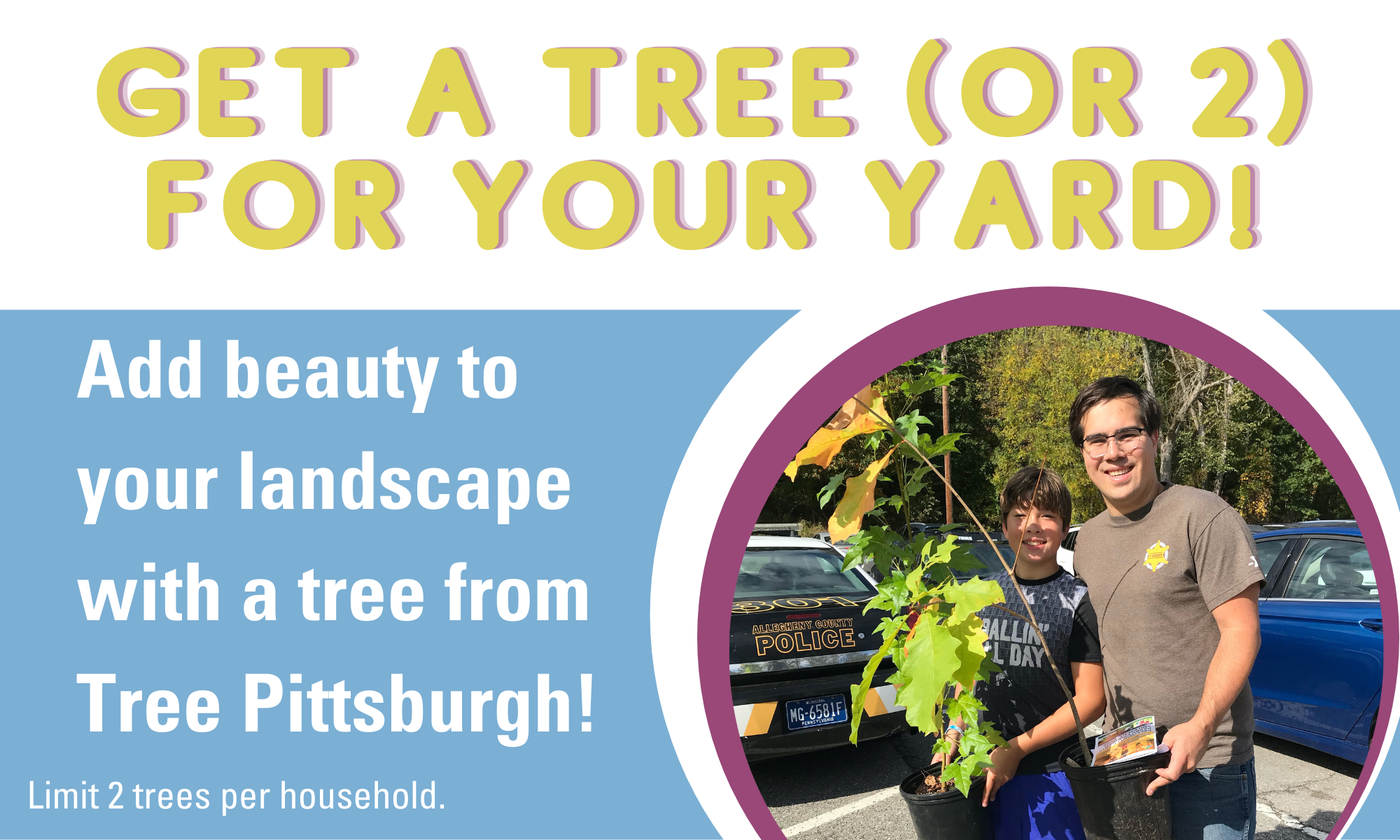 Tree Adoption Event in Crafton by Tree Pittsburgh