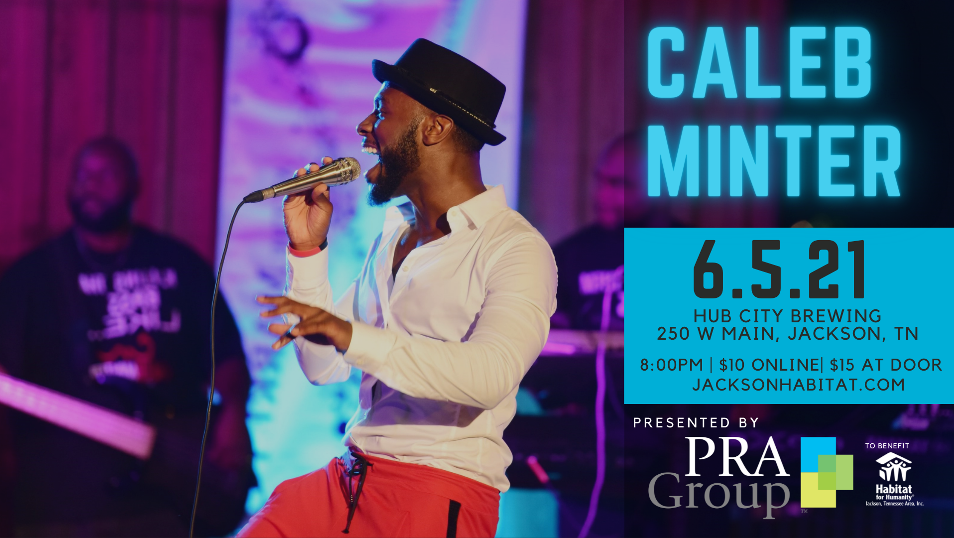 CALEB MINTER Concert Presented by PRA Group by Caleb Minter Benefit