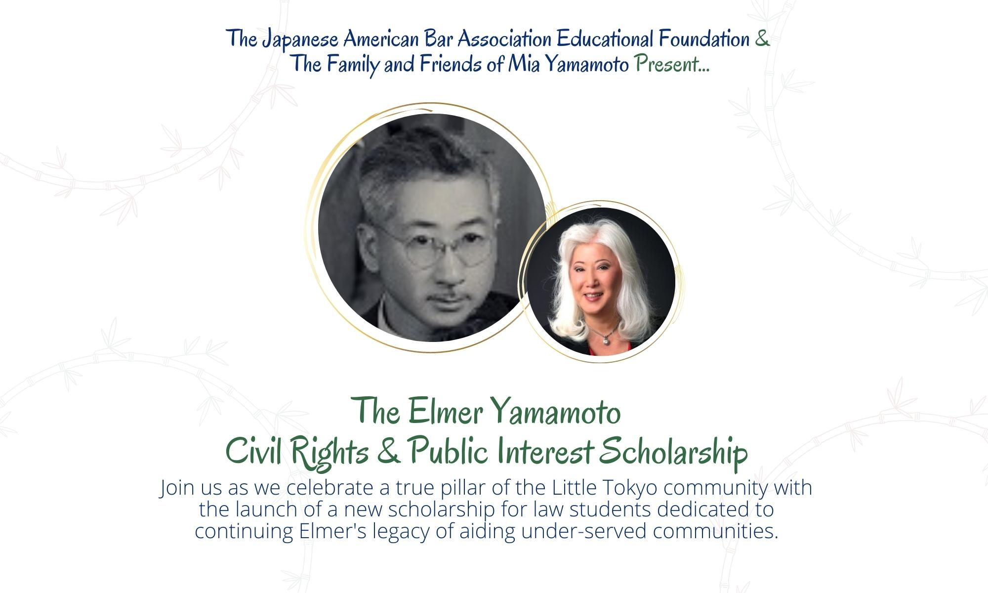 Elmer Yamamoto Civil Rights & Public Interest Scholarship Launch background image