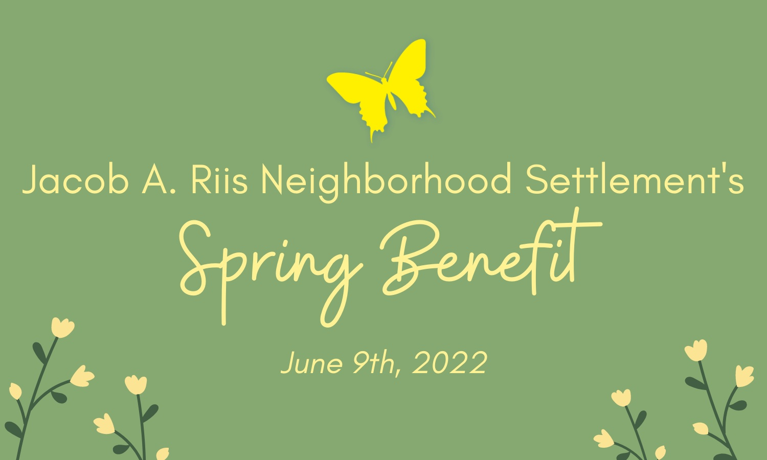 Riis Settlement 2022 Spring Benefit background image