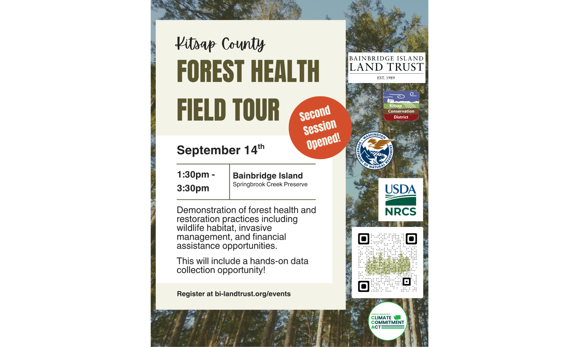 Forest Health Field Tour  background image