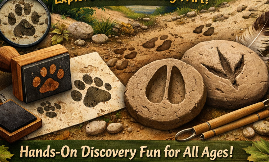 Naturally Crafty: Track Stamps & Clay Impressions  background image