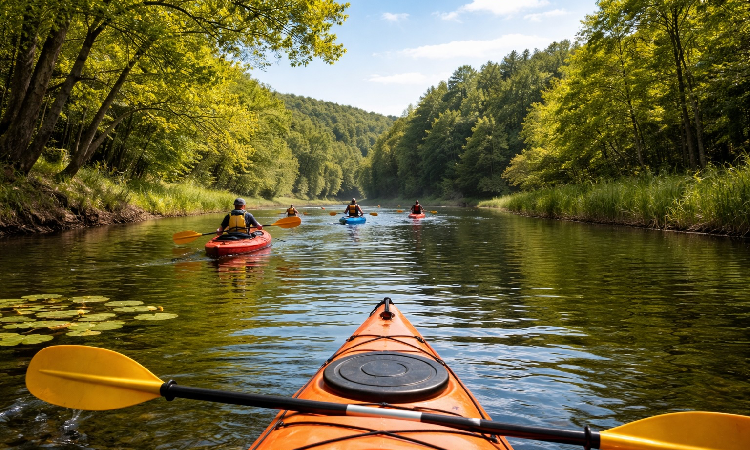 Let's Go Kayaking 2026 background image