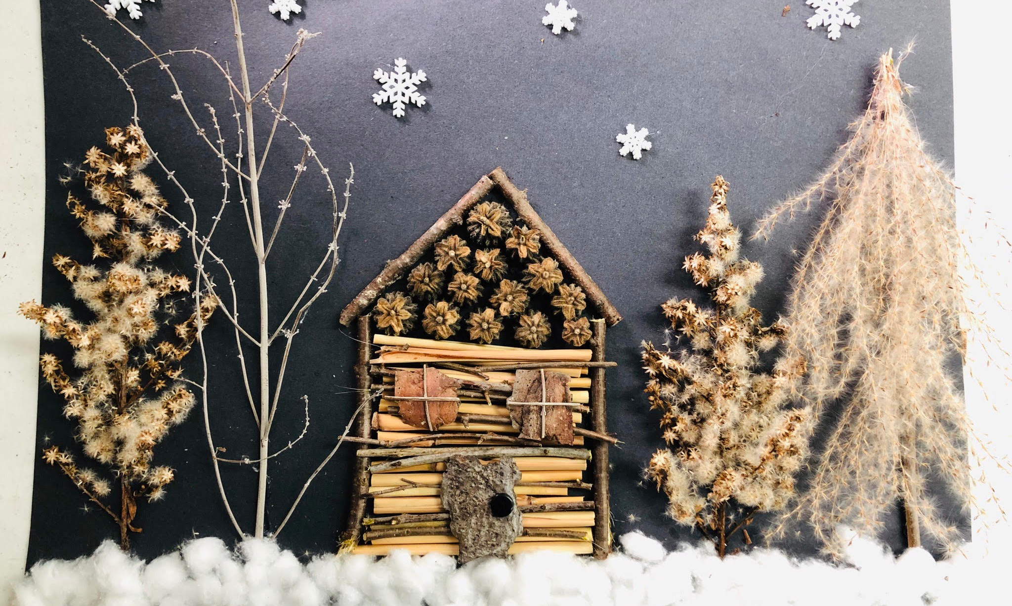 Holiday Nature Crafts  background image