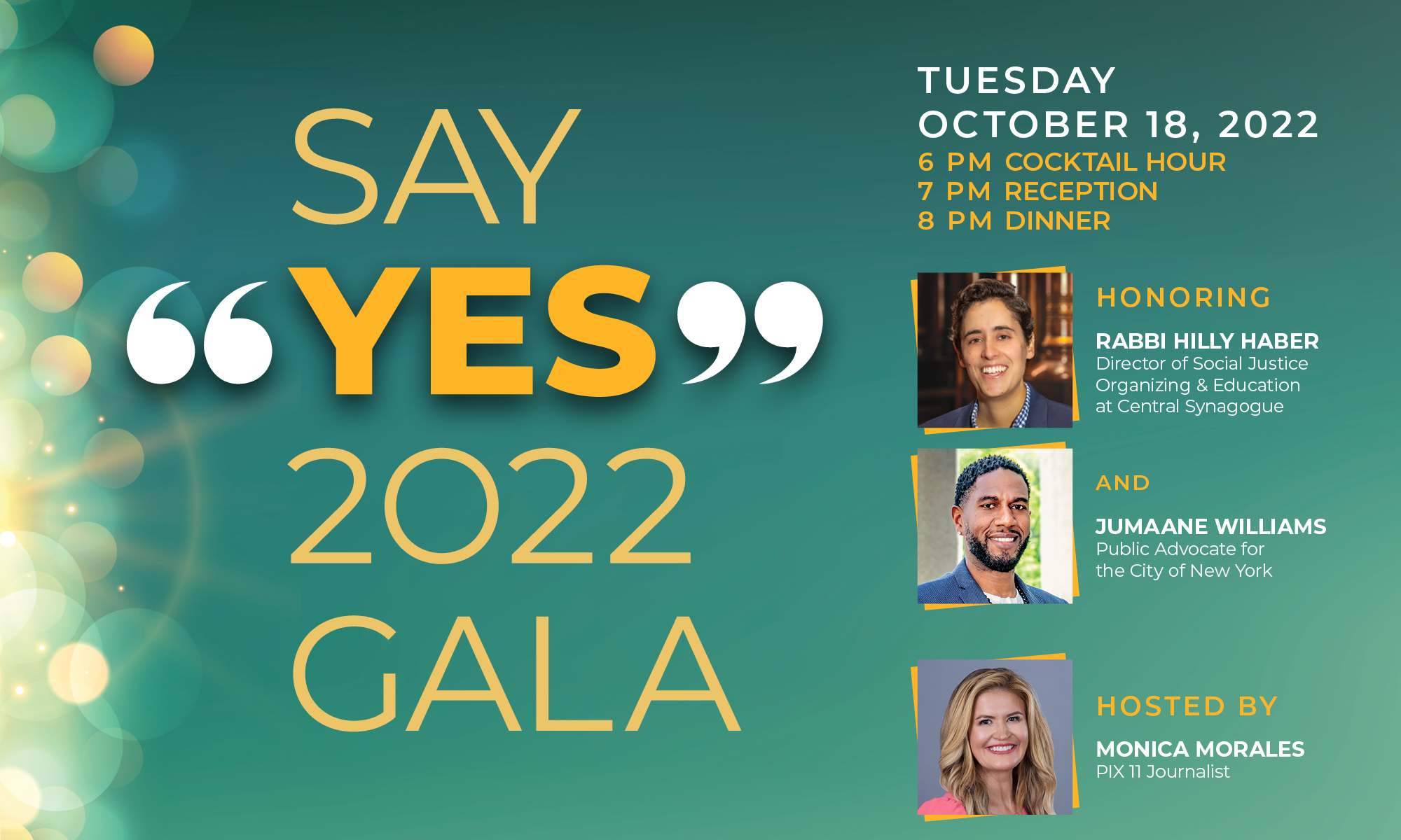 CCF Say "Yes" 2022 Gala  background image