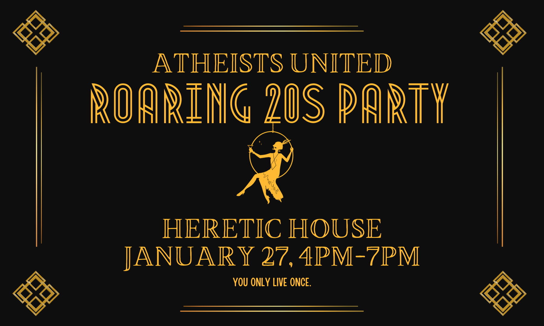 Roaring 20's Party at Heretic House background image