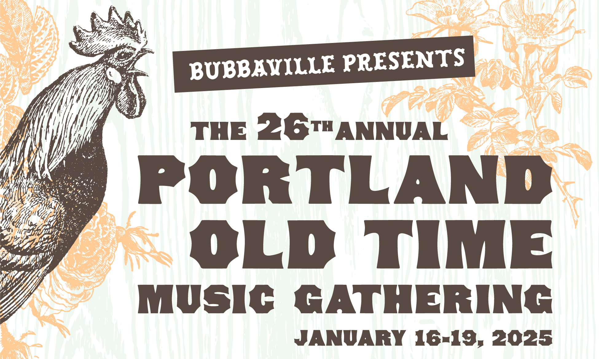 26th Annual Portland Old Time Music Gathering background image