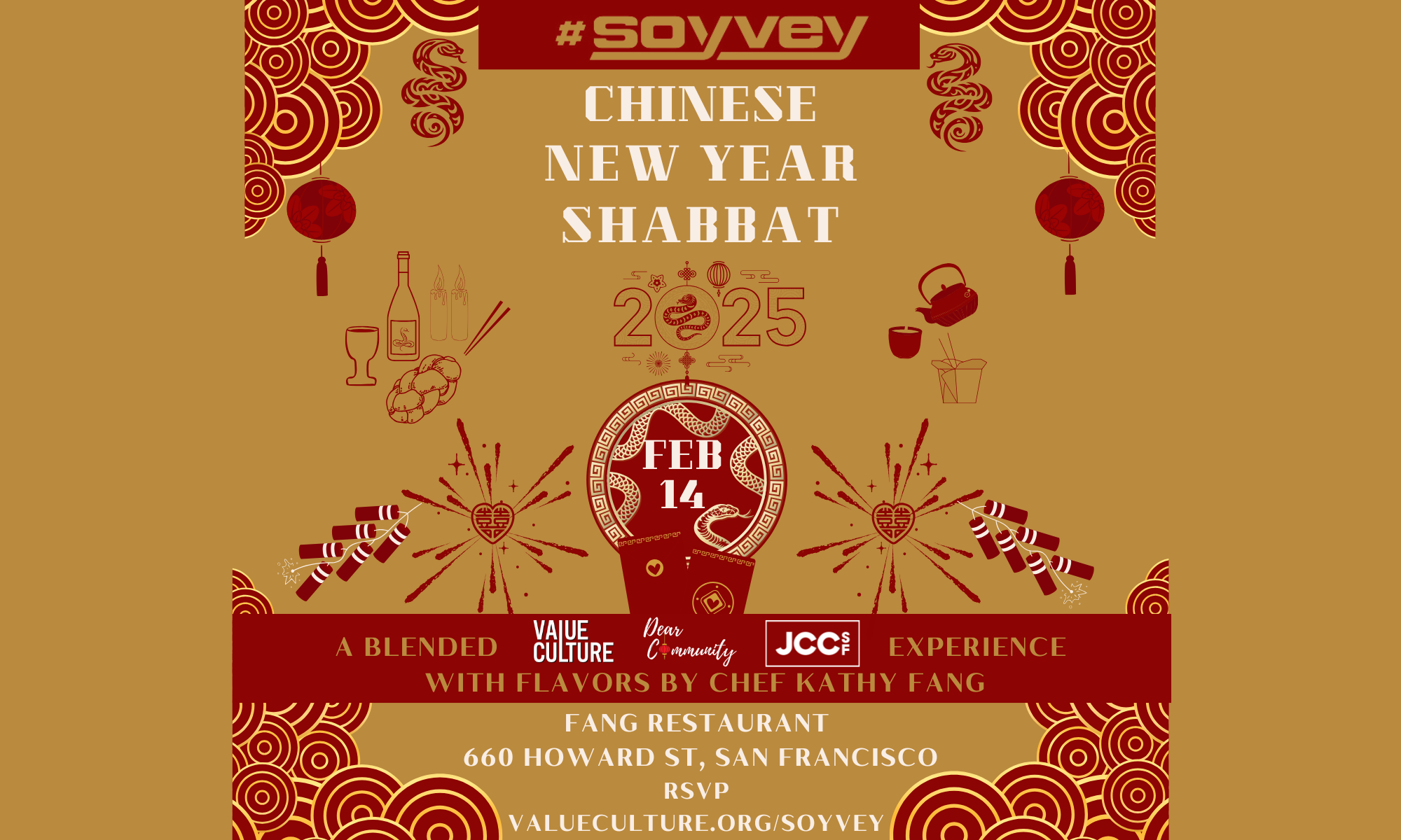 Soy Vey 2025 with All Star Chef Kathy Fang! Presented by Value Culture x JCCSF background image