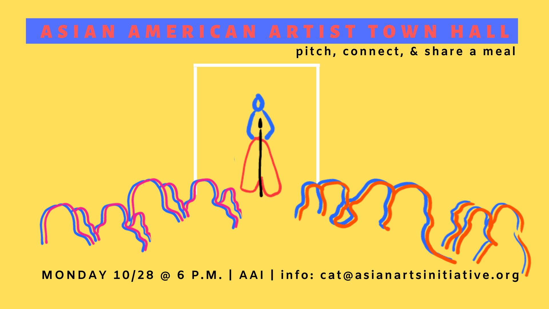 Asian American Artist Town Hall background image