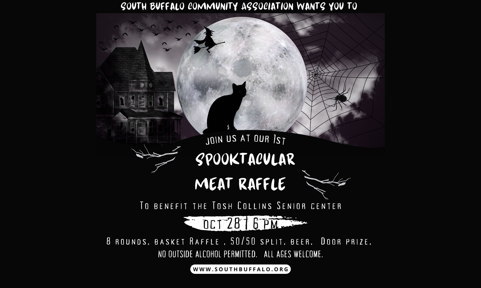 Spooktacular Meat Raffle  background image