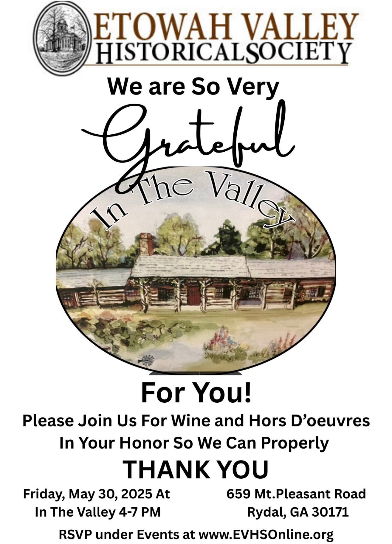 Etowah Valley Historical Society logo