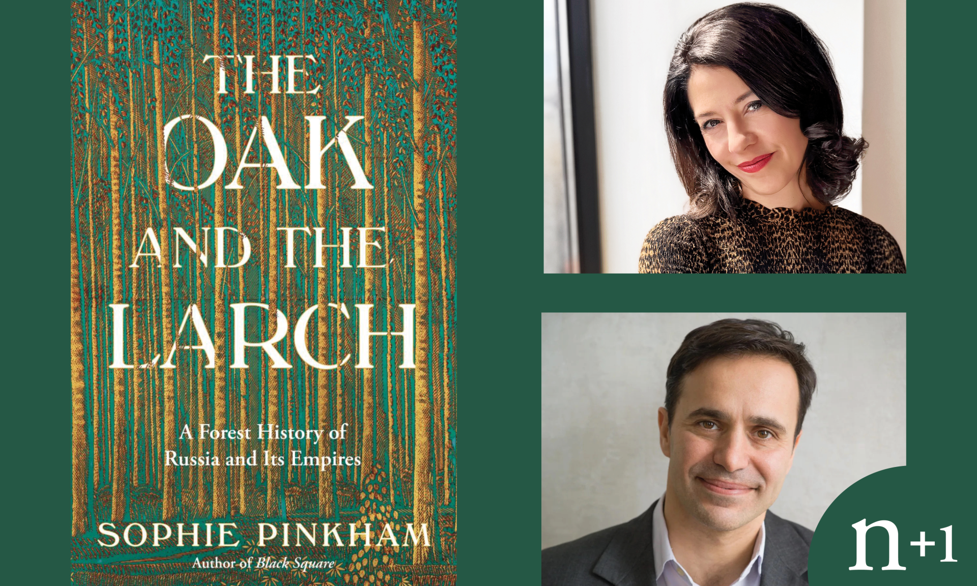Sophie Pinkham and Keith Gessen in conversation background image