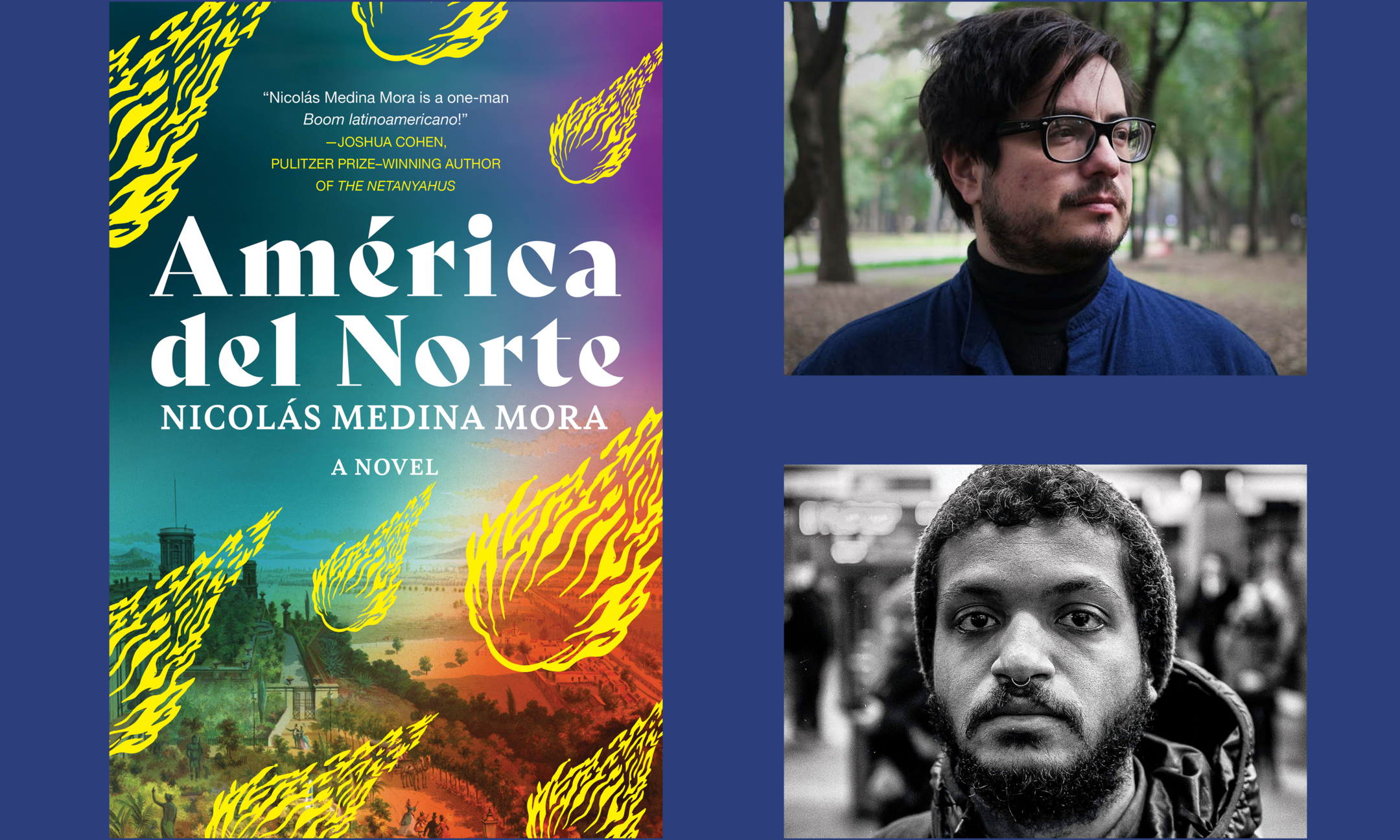 Nicolás Medina Mora and Elias Rodriques in conversation background image