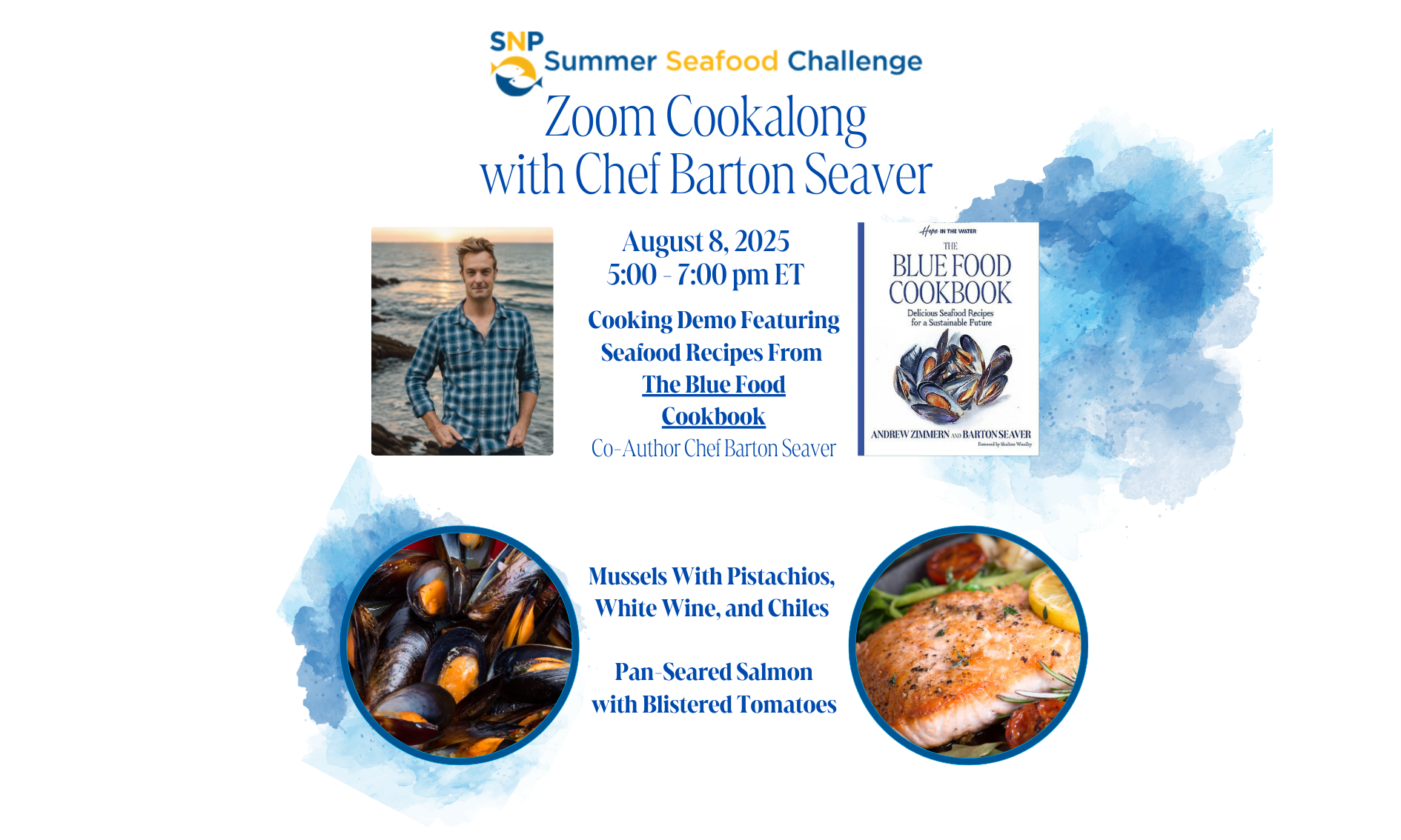 SNP SSC Cookalong With Chef Barton Seaver background image