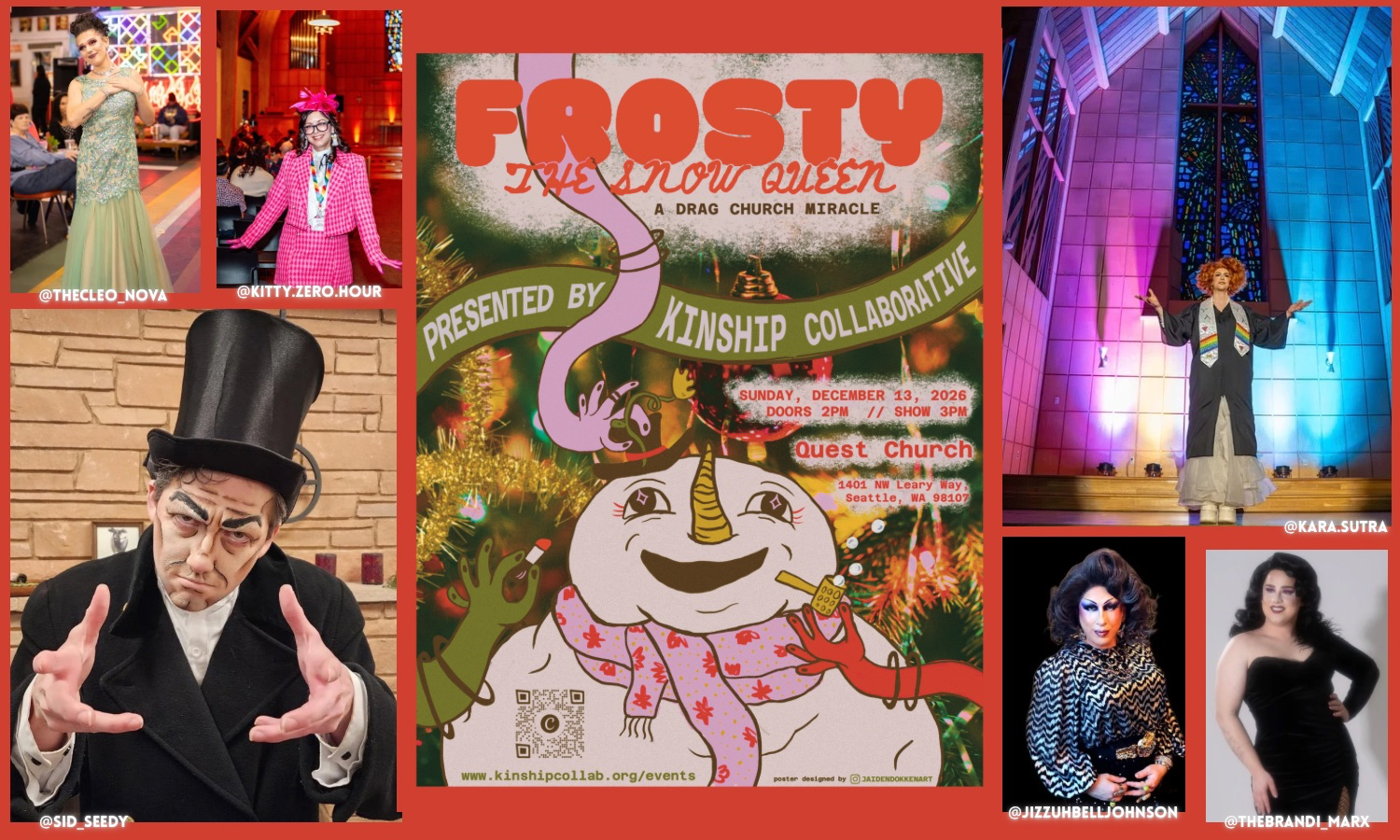 Frosty the Snow Queen: A Drag Church Miracle background image