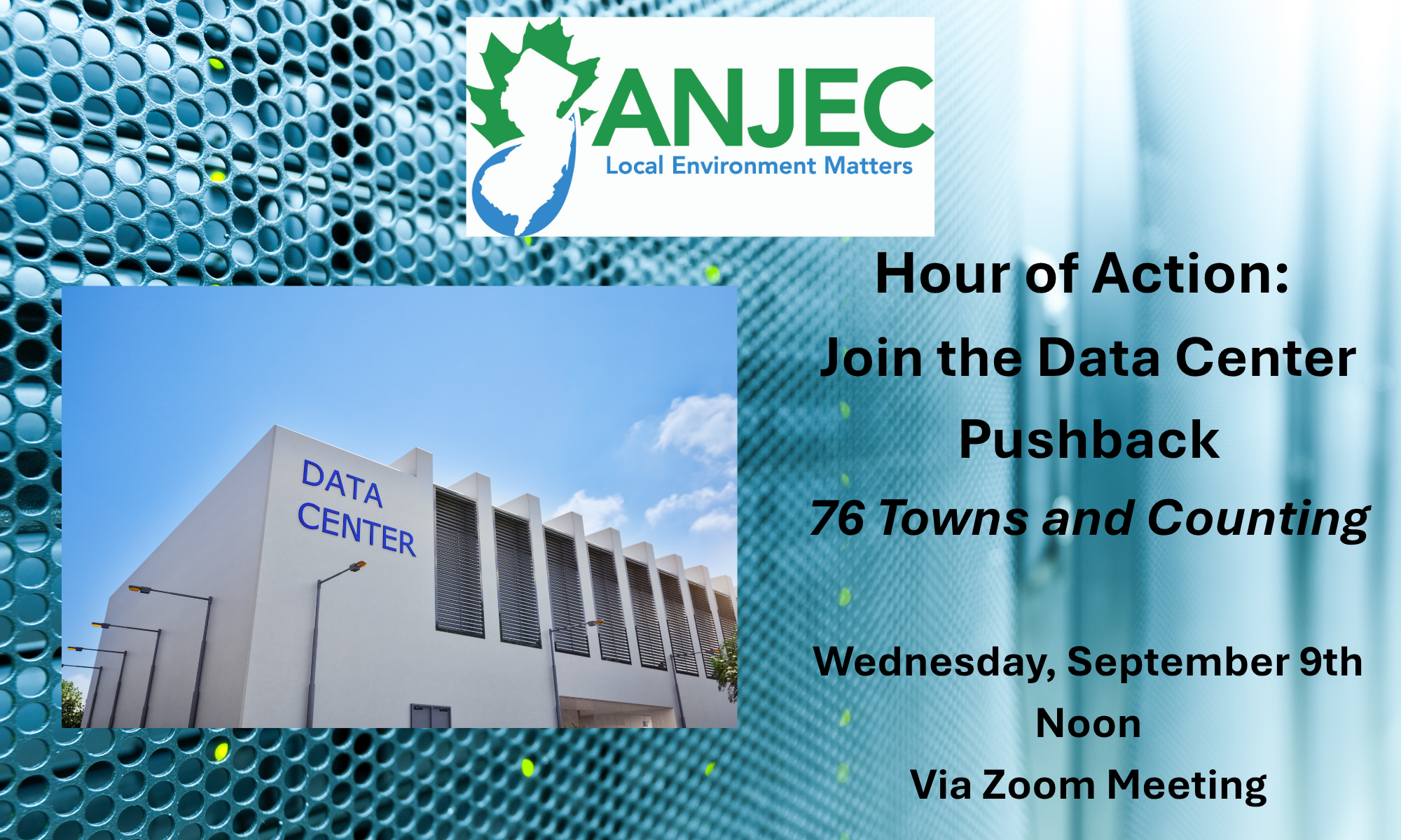 Hour of Action: Join the Data Center Pushback background image